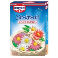 Stokrotki opłatki kolorowe