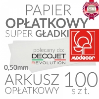 Super gładki papier opłatkowy TOP A4 0,5mm - 100szt