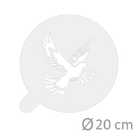 Szablon do aerografu - Komunijny - 20cm - GOŁĄB - 809