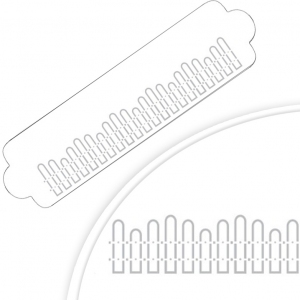 Szablon na bok tortu - 263x43 mm