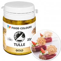 Tiul w proszku złoty - 20g - food colours