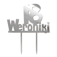 Topper - 18-stka z imieniem (060LS)