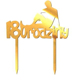 Topper - 18 urodziny dla chłopaka (011LZ)