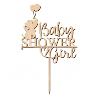Topper - Baby Shower Girl Słonik (206S)
