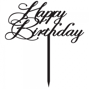 Topper - Happy Birthday (249C)