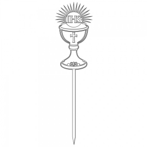 Topper - Kielich IHS z promieniami wz2 (288B)