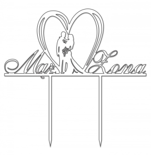 Topper - Mąż&Żona z sercem (285B)