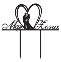 Topper - Mąż&Żona z sercem (285C)