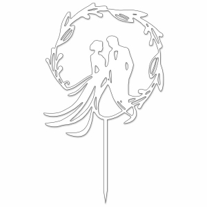 Topper - Młoda Para w Wianku (299B)