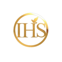 Topper na bok tortu - IHS w okręgu z gołąbkiem - dekoracja komunijna (246LZ)