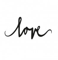 Topper na bok tortu - Love pisane - (251C)