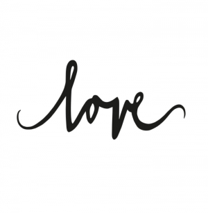 Topper na bok tortu - Love pisane - (251C)