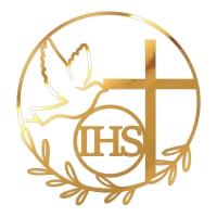 Topper na bok tortu - Okrąg komunijny (242LZ)