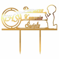 Topper Pierwsza Komunia Święta  - chłopiec (062LZ)