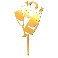 Topper - Urodzinowy Szampan (035LZ)