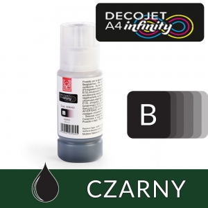 TUSZ w butelce do drukarki MODECOR Infinity - BLACK - 50ml