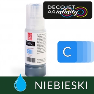 TUSZ w butelce do drukarki MODECOR Infinity - CYAN