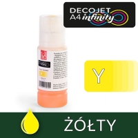 TUSZ w butelce do drukarki MODECOR Infinity - Yellow - 50ml