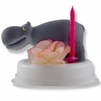 Urodziny Seria dzikie zwierzęta Hipopotam