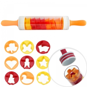 Wałek do ciasta z foremkami - 45cm