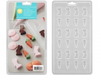 WILTON foremka do czekoladek mini zajączki i marchewki