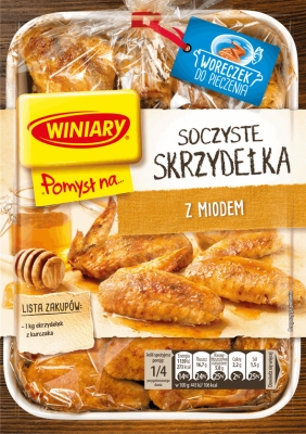 WINIARY - pomysł na - socz. skrzydełka z miodem