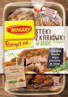 WINIARY - pomysł na - steki z karkówki w sosie