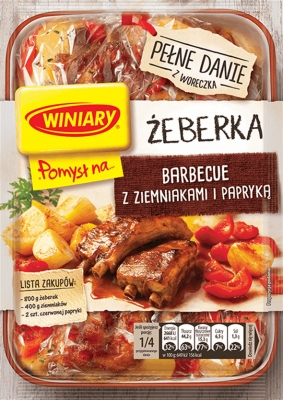 WINIARY - pomysł na - żeberka BBQ z ziemniakami