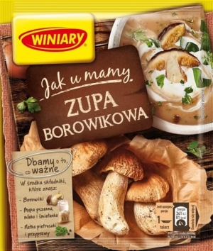 WINIARY - zupa - borowikowa JAK U MAMY