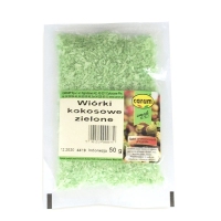 Wiórki kokosowe - zielone - 50g - CARUM