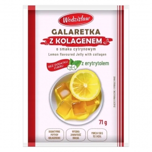 Wodzisław - Galaretka z kolagenem - Cytrynowa bez cukru 71g