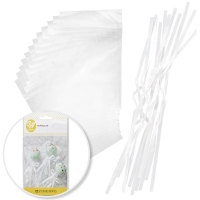 Woreczki na lizaki 11cm x 18cm - 12szt