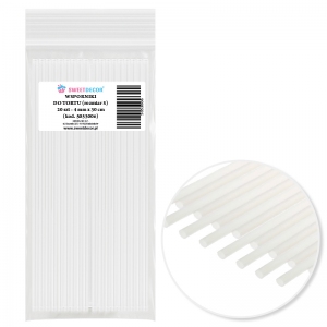 Wsporniki plastikowe transparentne do tortu piętrowego - 30cm śr. 4mm - 20szt