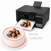 Wydruk jadalny na papierze cukrowym - SNOW WHITE MAT