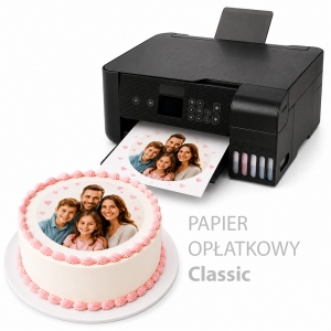 Wydruk jadalny na papierze opłatkowym - CLASSIC