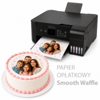 Wydruk jadalny na papierze opłatkowym - SMOOTH WAFFLE