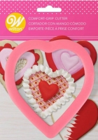 Wykrawaczka metalowa - serce - comfort gripp