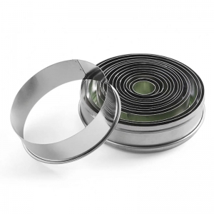 Wykrawaczki metalowe okrągłe  - zestaw 14 szt