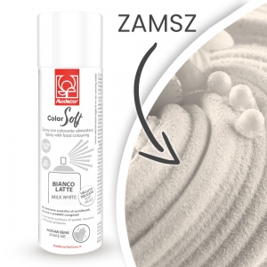 Zamsz w spray'u 250 ml - Biały - ColorSoft - 23360