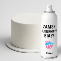 Zamsz w spray'u 250 ml - Biały - SWEETDECOR