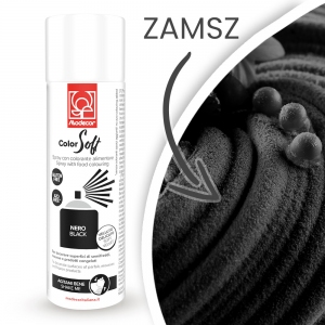 Zamsz w sprayu czarny ColorSoft 250 ml