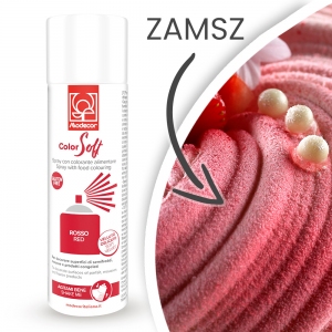 Zamsz w sprayu czerwony ColorSoft 250 ml