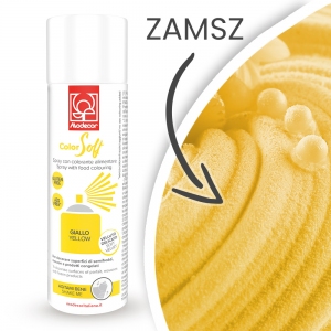 Zamsz w spray'u 250 ml - ŻÓŁTY - ColorSoft - 23369