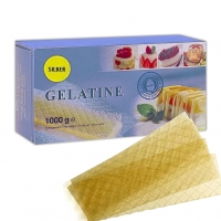 Żelatyna w listkach (180 bloom) 1kg - 400szt