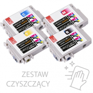 Zestaw czyszczący do drukarki MODECOR Decojet A4 /MINI - 4SZT