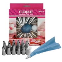 Zestaw do dekorowania - tylki + rękaw + adapter (19 elementów)