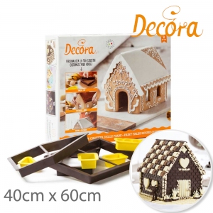 Zestaw foremek - Chatka z piernika 8szt