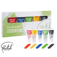 Zestaw mini barwników żelowych - Fractal 5 x 12g