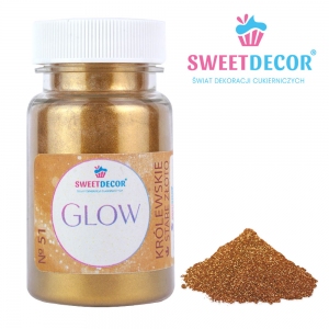 Złoto w proszku brokatowym - Barwnik Stare Złoto 8g (No.51)
